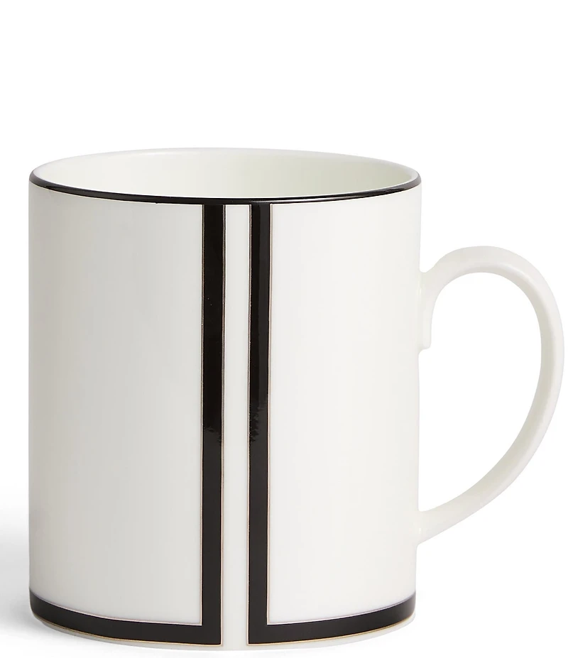 Vera Wang by Wedgwood Luxe Graphite Collection Art Deco Mug