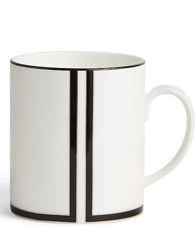 Vera Wang by Wedgwood Luxe Graphite Collection Art Deco Mug