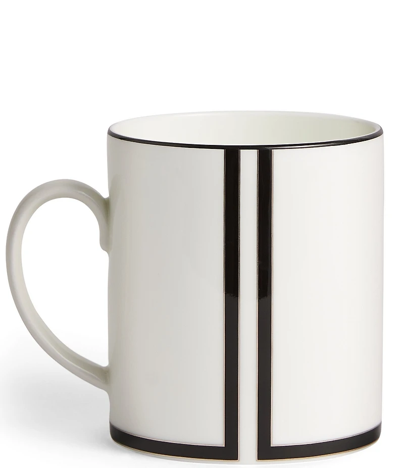 Vera Wang by Wedgwood Luxe Graphite Collection Art Deco Mug