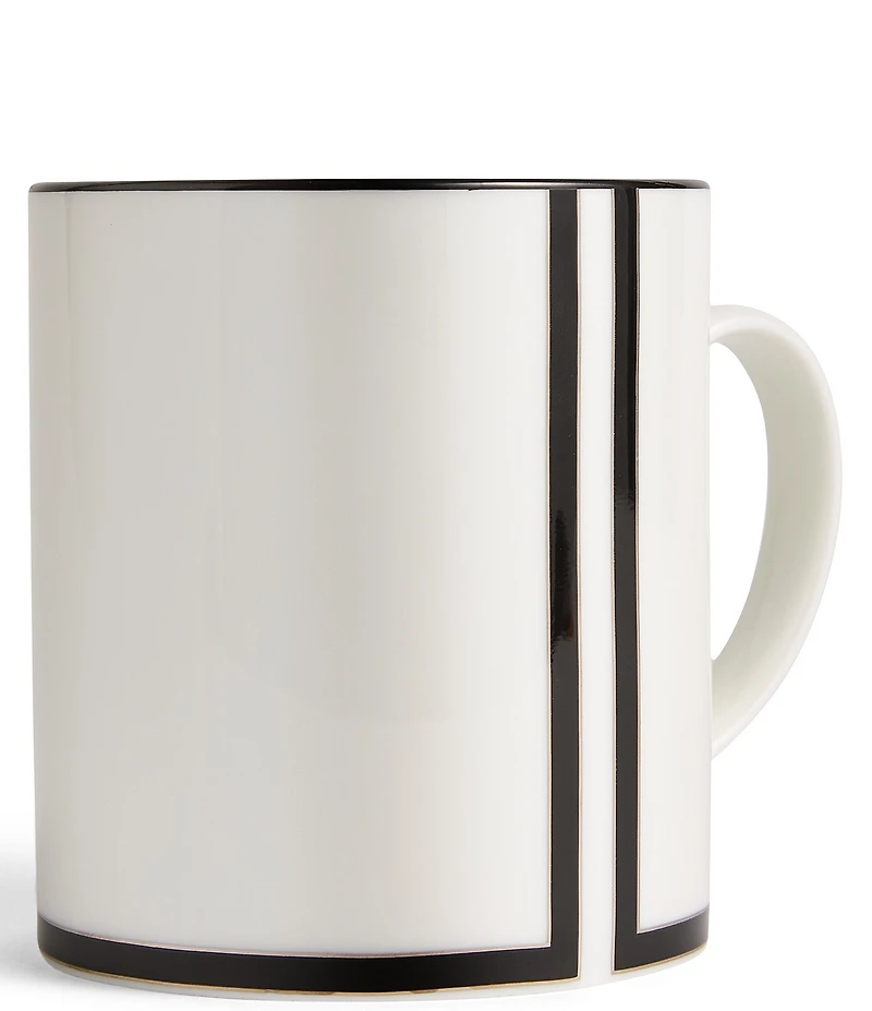 Vera Wang by Wedgwood Luxe Graphite Collection Art Deco Mug