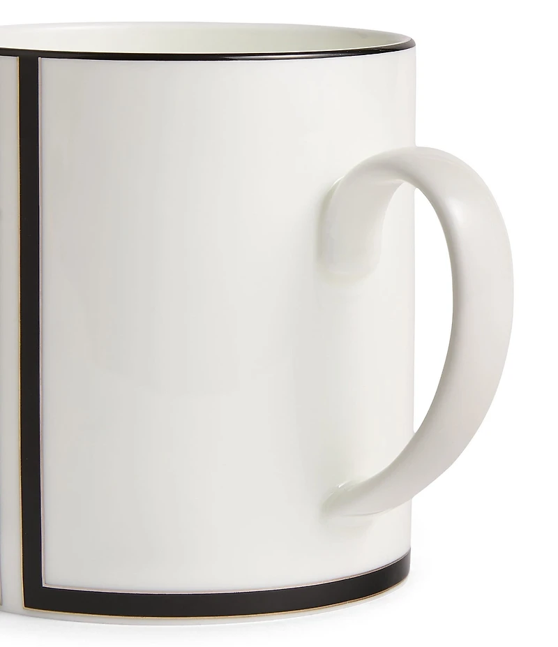 Vera Wang by Wedgwood Luxe Graphite Collection Art Deco Mug