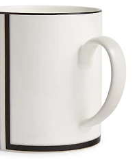 Vera Wang by Wedgwood Luxe Graphite Collection Art Deco Mug