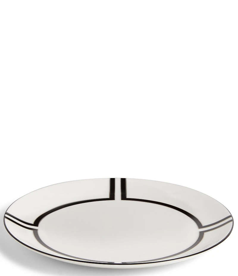 Vera Wang by Wedgwood Luxe Graphite Collection Art Deco Salad Plate