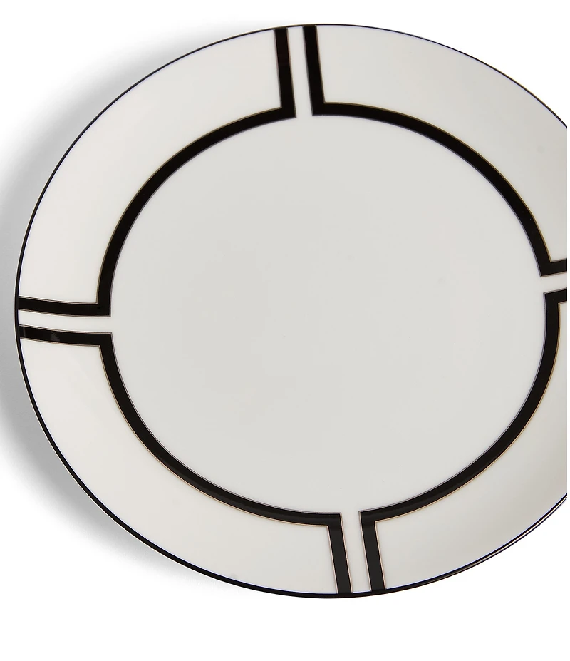 Vera Wang by Wedgwood Luxe Graphite Collection Art Deco Salad Plate