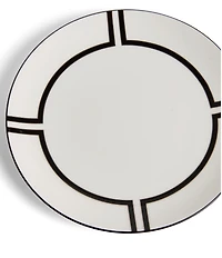 Vera Wang by Wedgwood Luxe Graphite Collection Art Deco Salad Plate