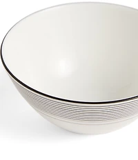 Vera Wang by Wedgwood Luxe Graphite Collection Collection Stripe Art Deco Small Bowl