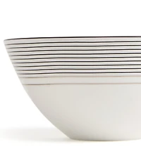 Vera Wang by Wedgwood Luxe Graphite Collection Collection Stripe Art Deco Small Bowl