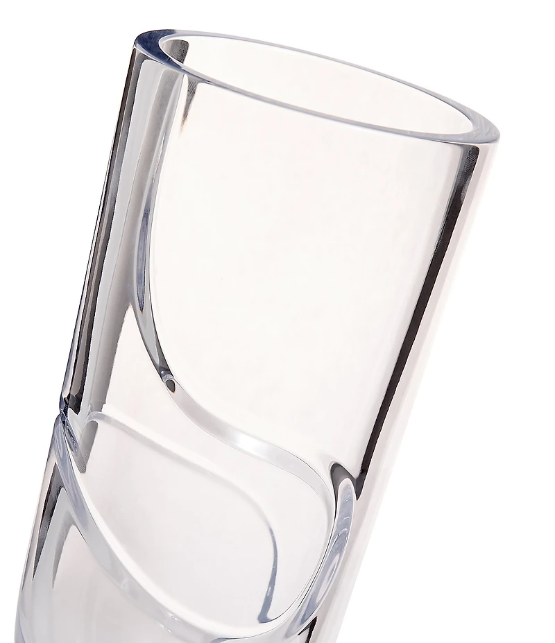 Vera Wang by Wedgwood Luxe Graphite Collection Ribbon Vase