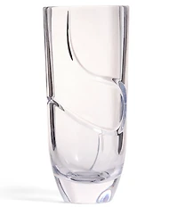 Vera Wang by Wedgwood Luxe Graphite Collection Ribbon Vase