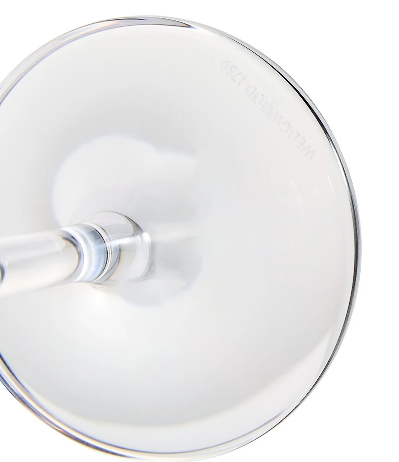 Vera Wang by Wedgwood Luxe Graphite Collection Ribbon White Wine Glass, Set of 2