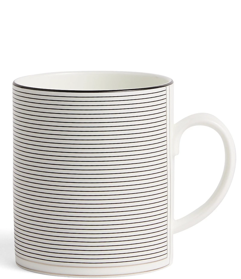 Vera Wang by Wedgwood Luxe Graphite Collection Stripe Art Deco Mug