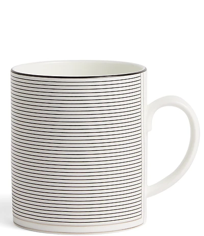 Vera Wang by Wedgwood Luxe Graphite Collection Stripe Art Deco Mug