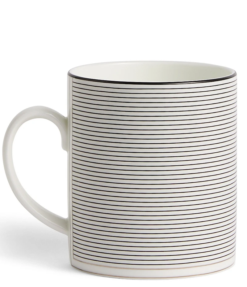 Vera Wang by Wedgwood Luxe Graphite Collection Stripe Art Deco Mug