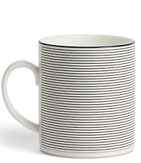 Vera Wang by Wedgwood Luxe Graphite Collection Stripe Art Deco Mug