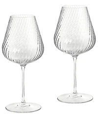 Vera Wang by Wedgwood Swirl White Wine Glass, Set of 2