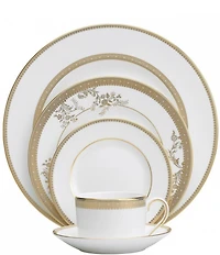 Vera Wang by Wedgwood Vera Lace Floral 5-Piece Place Setting