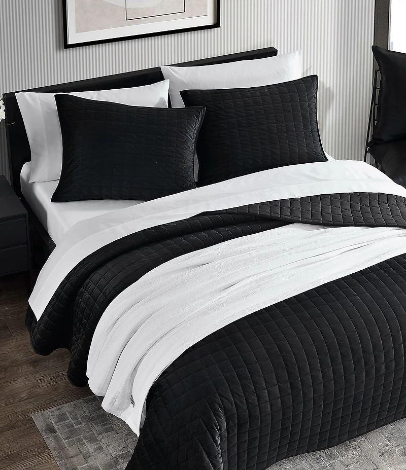 Vera Wang Diamond Velvet Stitch Quilt Mini Set