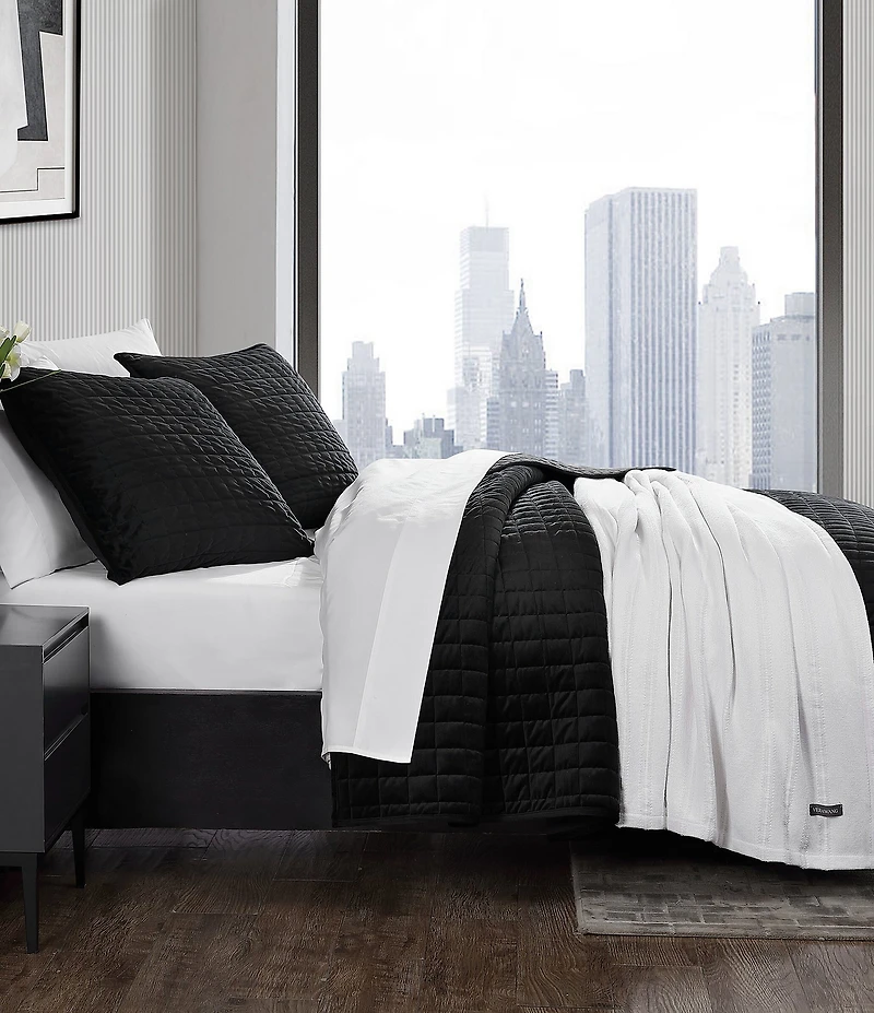 Vera Wang Diamond Velvet Stitch Quilt Mini Set