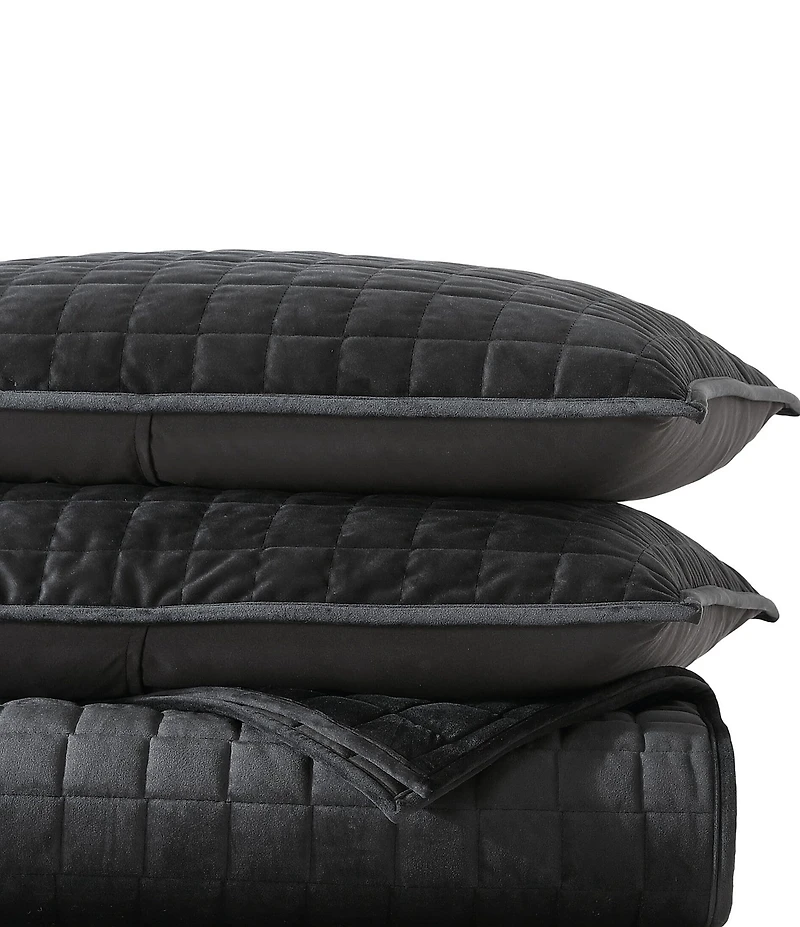 Vera Wang Diamond Velvet Stitch Quilt Mini Set