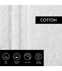 Vera Wang Eden Solid Reversible Tufted Bath Rug 2-Piece Set