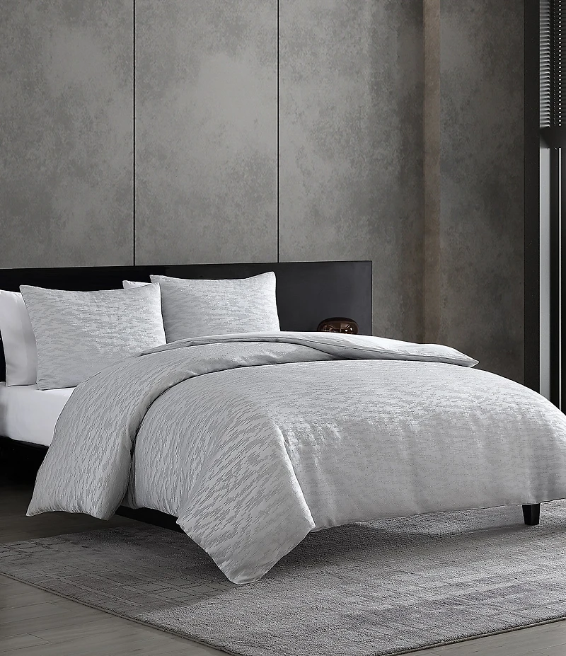 Vera Wang Illusion Grey Comforter Mini Set