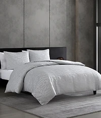 Vera Wang Illusion Grey Comforter Mini Set