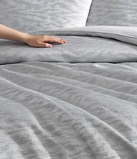 Vera Wang Illusion Grey Comforter Mini Set