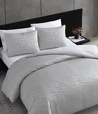 Vera Wang Illusion Grey Duvet Cover Mini Set