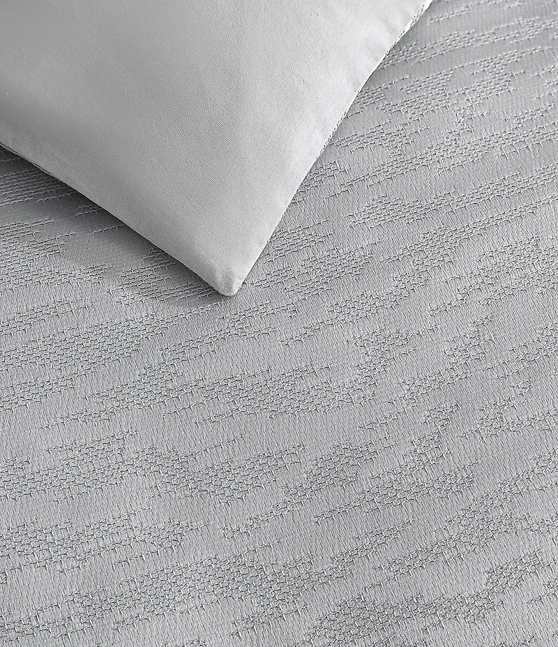 Vera Wang Illusion Grey Duvet Cover Mini Set