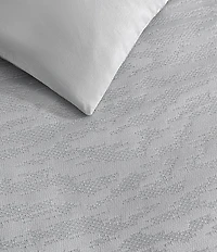 Vera Wang Illusion Grey Duvet Cover Mini Set
