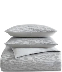 Vera Wang Illusion Grey Duvet Cover Mini Set