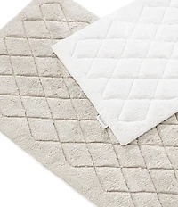 Vera Wang Marquis Diamond Bath Rug 2-Piece Set