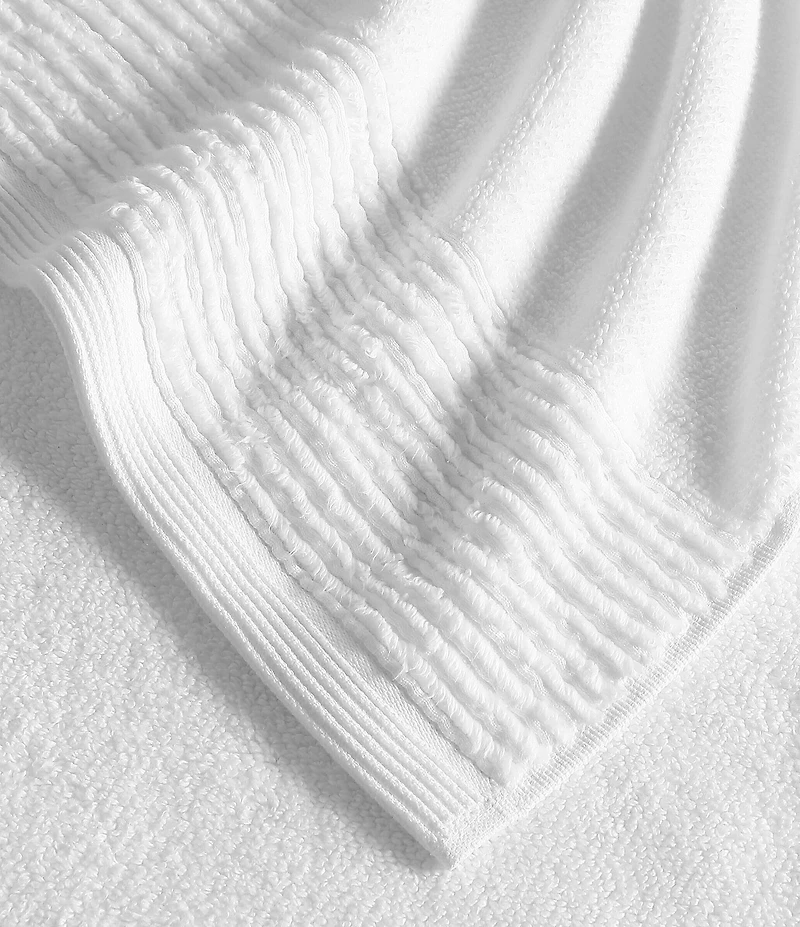 Vera Wang Sculpted Pleat Solid 6-Piece Towel Set