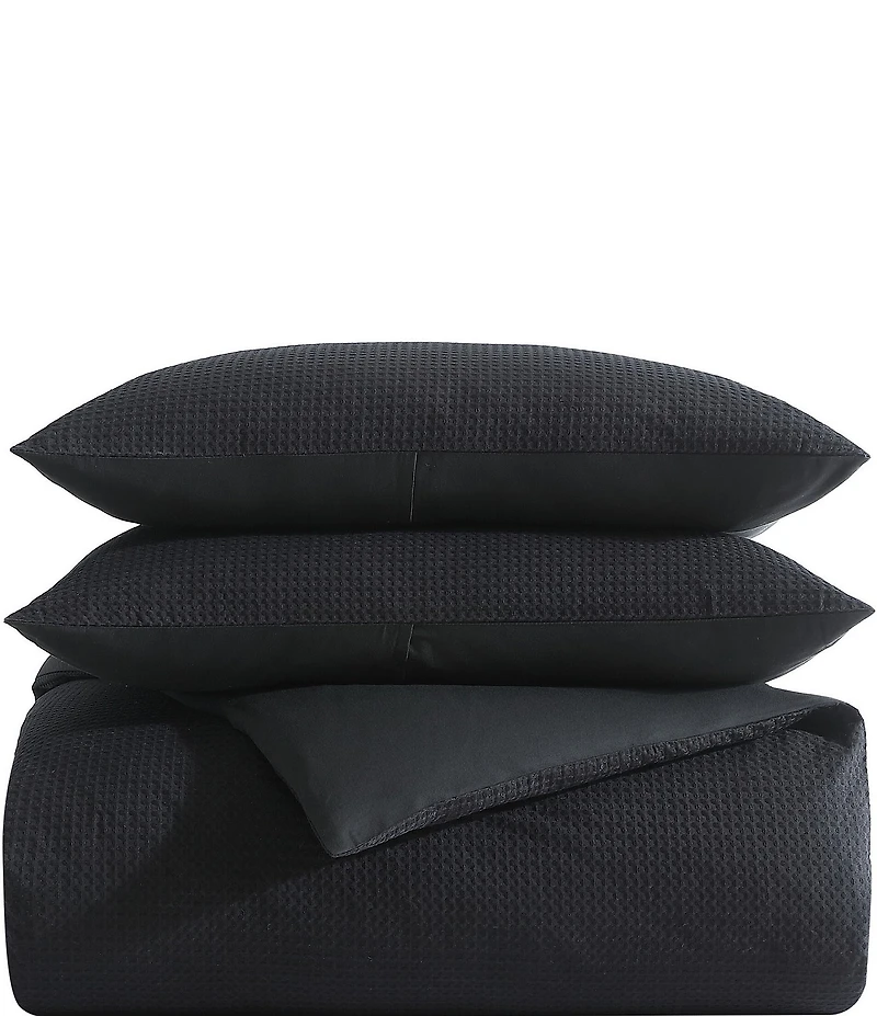 Vera Wang Waffle Pique Comforter Mini Set