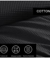 Vera Wang Waffle Pique Comforter Mini Set
