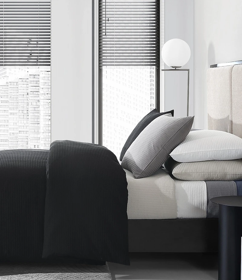 Vera Wang Waffle Pique Comforter Mini Set