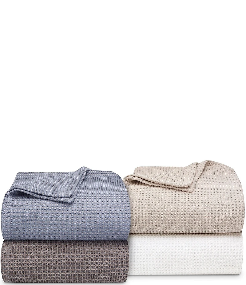 Vera Wang Waffle Weave Bed Blanket