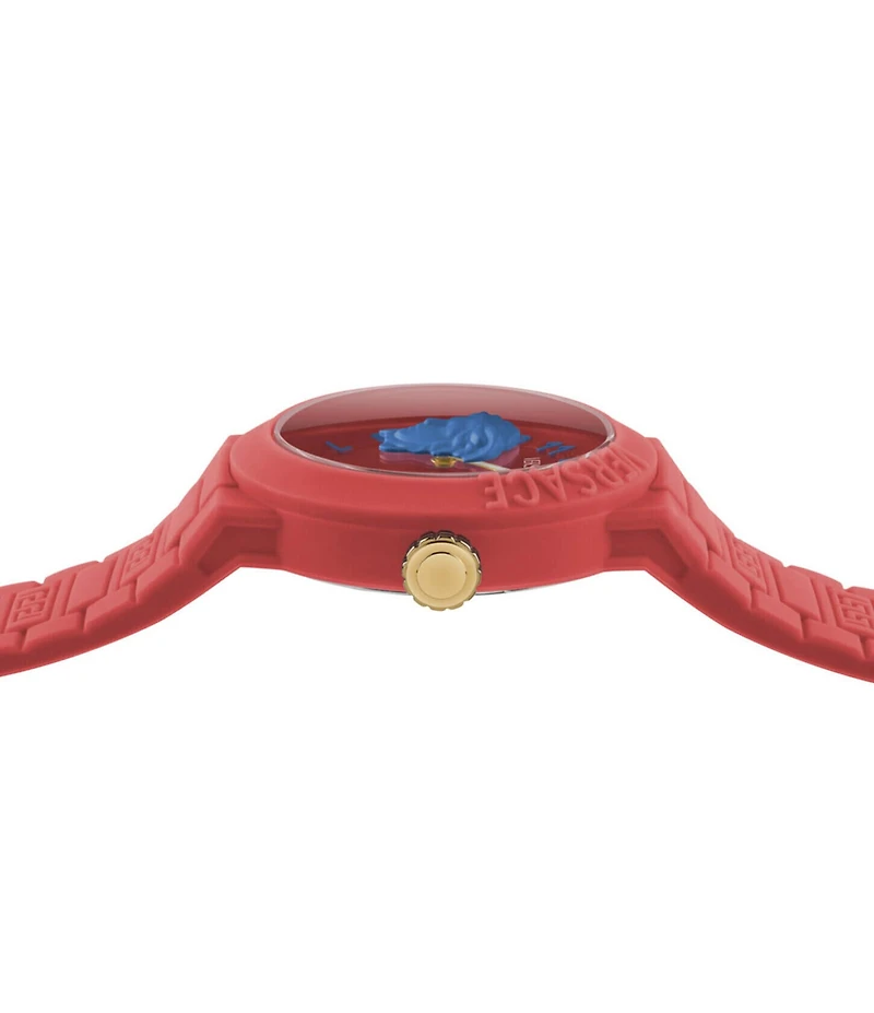 Versace Kid's V-Pop Quartz Analog Silicone Strap Watch