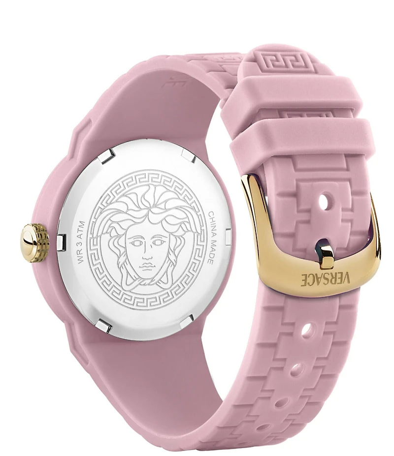 Versace Kid's V-Pop Quartz Analog Silicone Strap Watch