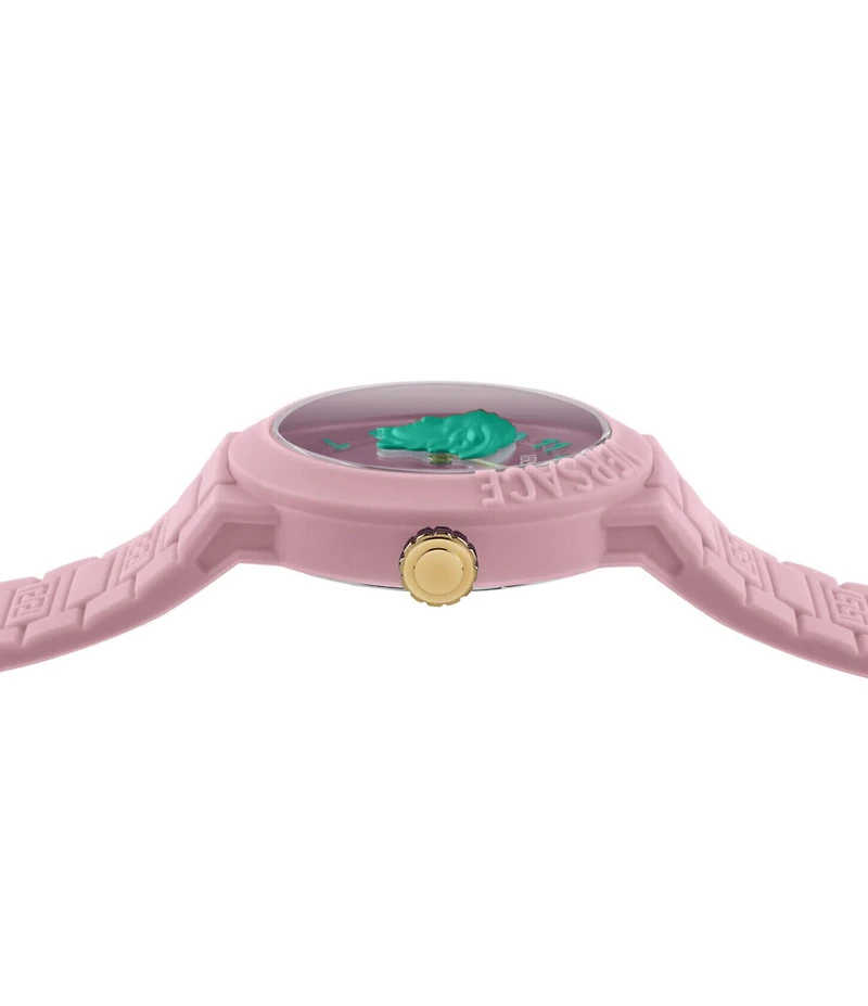 Versace Kid's V-Pop Quartz Analog Silicone Strap Watch