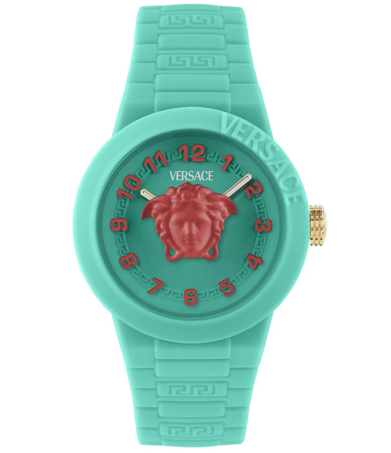 Versace Kid's V-Pop Quartz Analog Silicone Strap Watch