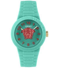 Versace Kid's V-Pop Quartz Analog Silicone Strap Watch