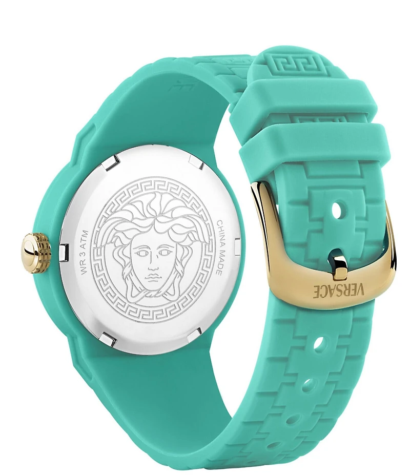 Versace Kid's V-Pop Quartz Analog Silicone Strap Watch