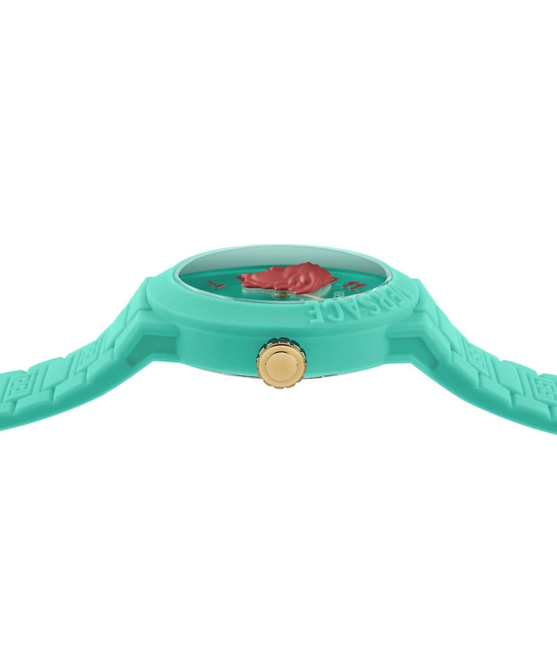 Versace Kid's V-Pop Quartz Analog Silicone Strap Watch