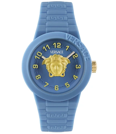Versace Kid's V-Pop Quartz Analog Silicone Strap Watch