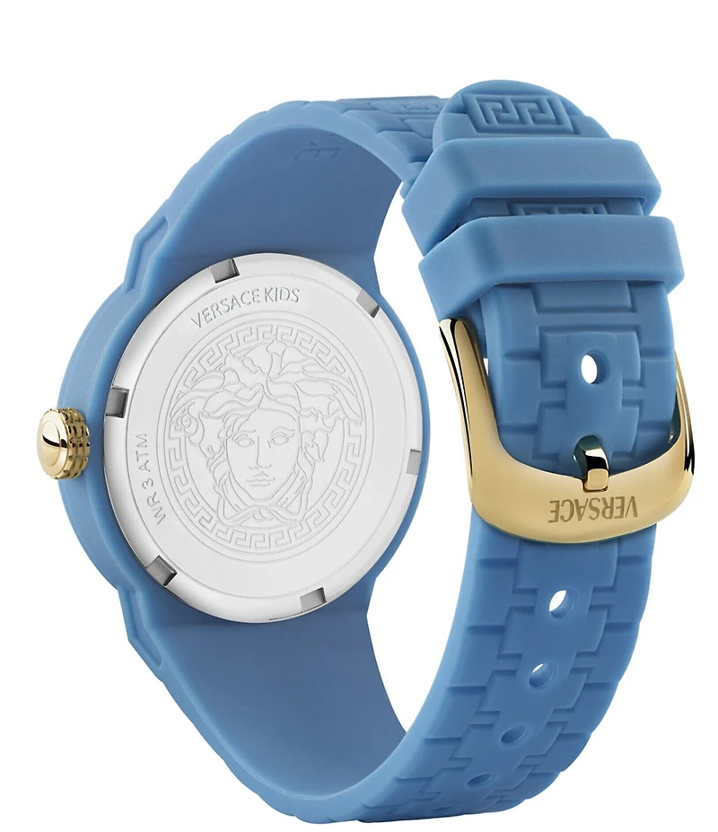 Versace Kid's V-Pop Quartz Analog Silicone Strap Watch