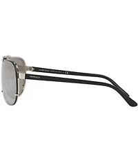 Versace Men's 0VE2140 40mm Aviator Sunglasses