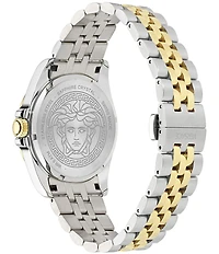 Versace Men's Anteo Analog Two Tone Stainless Steel Bracelet Watch