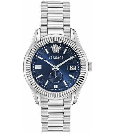 Versace Men's Apodis Quartz Analog Stainless Steel Bracelet Watch