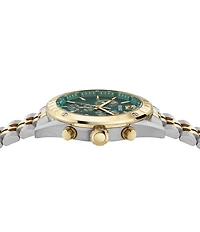 Versace Men's Athletic Quartz Chronograph Stainless Steel Bracelet Watch